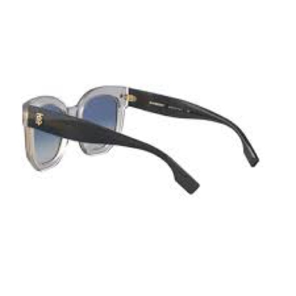 Burberry Grey Transparent Stylish Grey and Gold Sunglasses - Picture 3 of 9